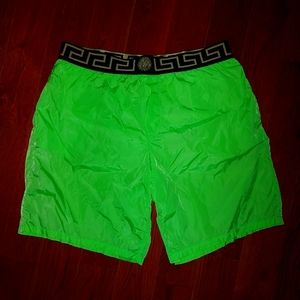 Versace GRECA BORDER SWIM SHORTS Size 7